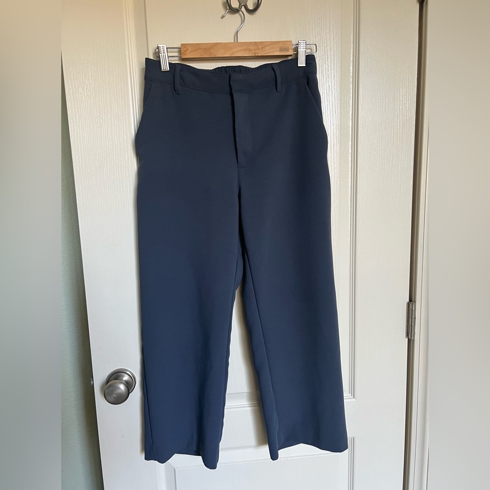 High Rise Easy Straight-Leg Pants